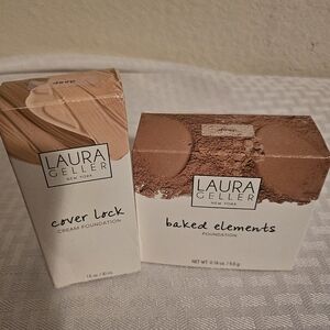 Laura Geller Cover Lock and baked elements Foundation